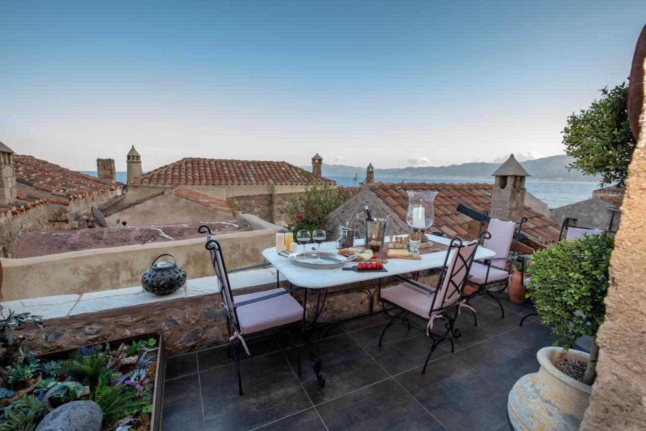 Casa Felicia-The Castle Mansion Villa Monemvasía Dış mekan fotoğraf